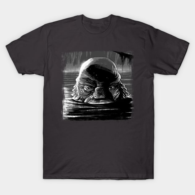 The Creature from the Black Lagoon T-Shirt by pavstudio